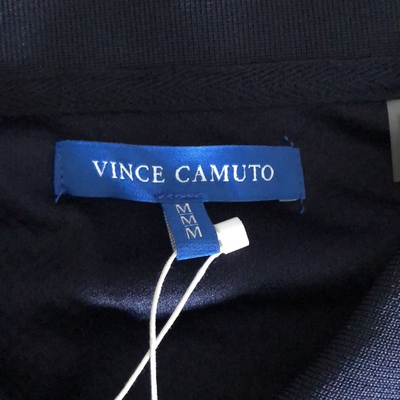 NWT Men's Vince Camuto Zip Polo Shirt - Picture 3 of 10